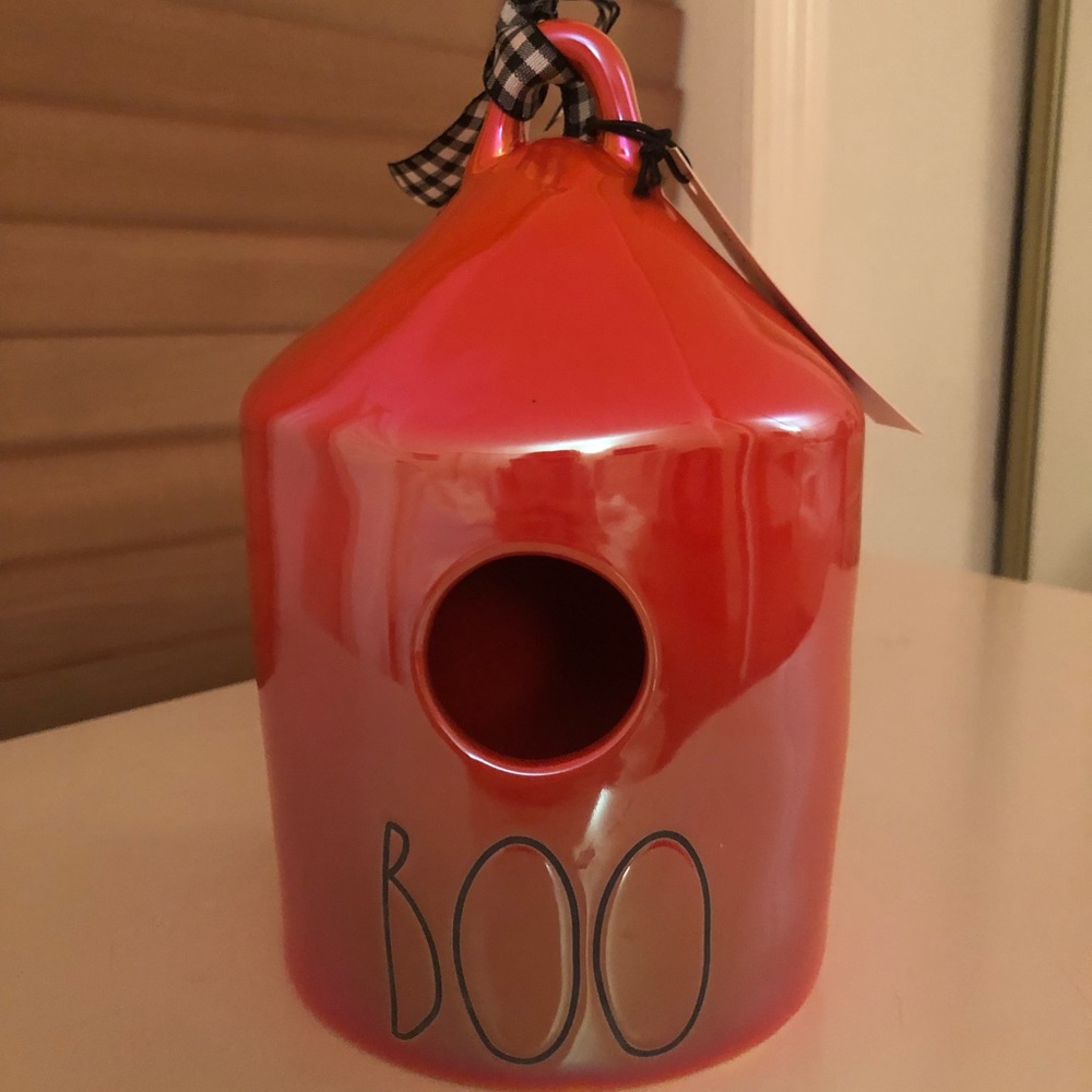 Rae Dunn BOO Bird house